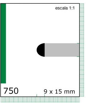 Imagen TAPACANTO PINO 1/2X3/4X3MTS. N750