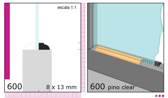 Imagen 04-CLEAR CONTRAVIDRIO 1/2X3/4 N600