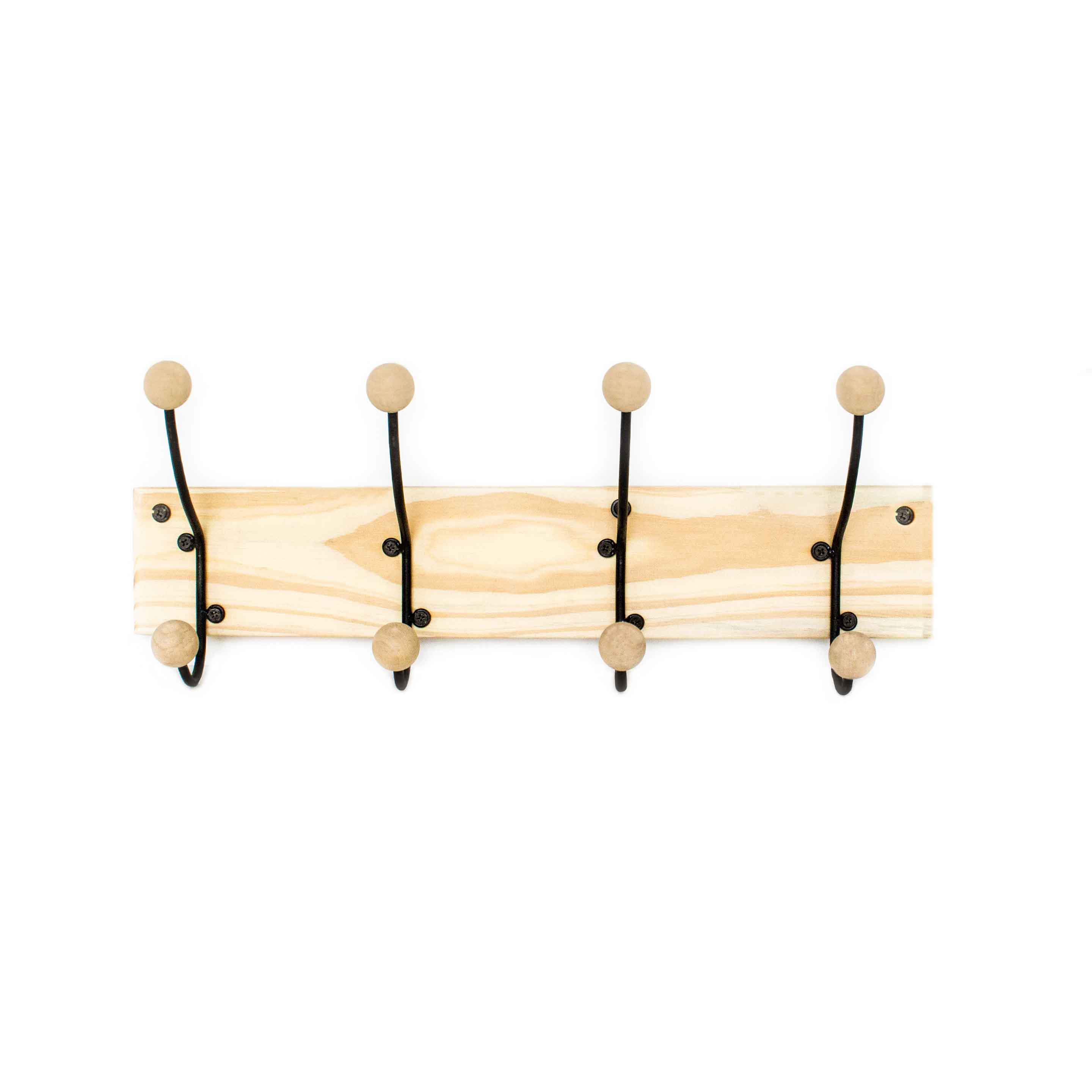 Imagen 13-PERCHERO PINO X 4 DOBLE HIERRO