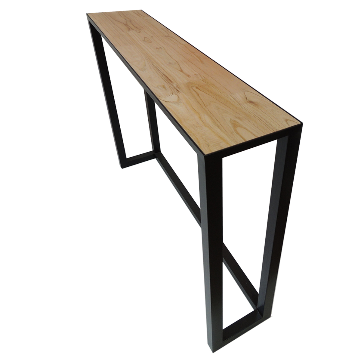 Imagen MESA ALTA MADERA HIERRO 1.20X0.25X1.00