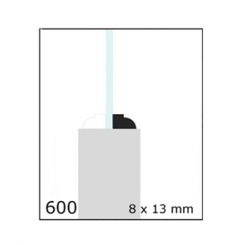 04-CLEAR CONTRAVIDRIO 1/2X3/4 N600