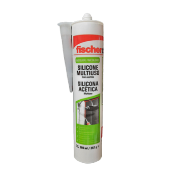 SILICONA ACETICA UNIVERSAL 260ML TRANSP.FISCHER