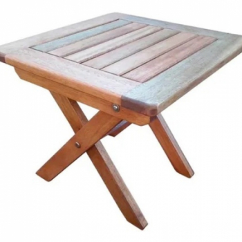 MESA EUCALIPTO PLEGABLE 40X40