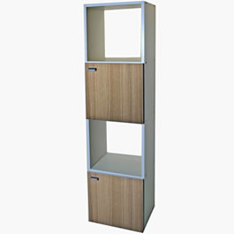 18-MODULO SIMPLE 1 X 4 C/2PUERTAS