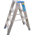Imagen ESCALERA ALUM X4 ESCALONES DOBLE