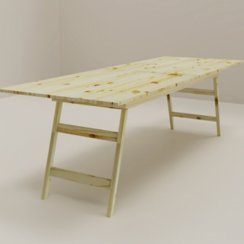 CHODORGE MUEB. MESA PINO PAT.REB.2MT