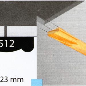 CLEAR T/JUNTA 1/2" X TIRA X 1" N512