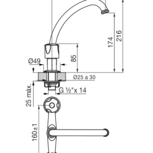 PAMPA 0413/B6-CR JGO MESADA COC ALTO FVA