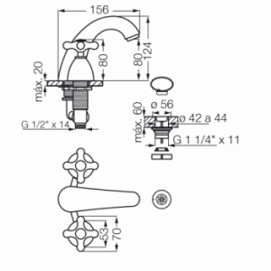 MARGOT 0207/62 CR JGO LAVAT MESADA